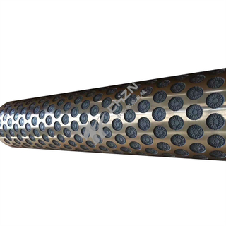 Rollo de máquina de estampado de cuero con patrón decorativo